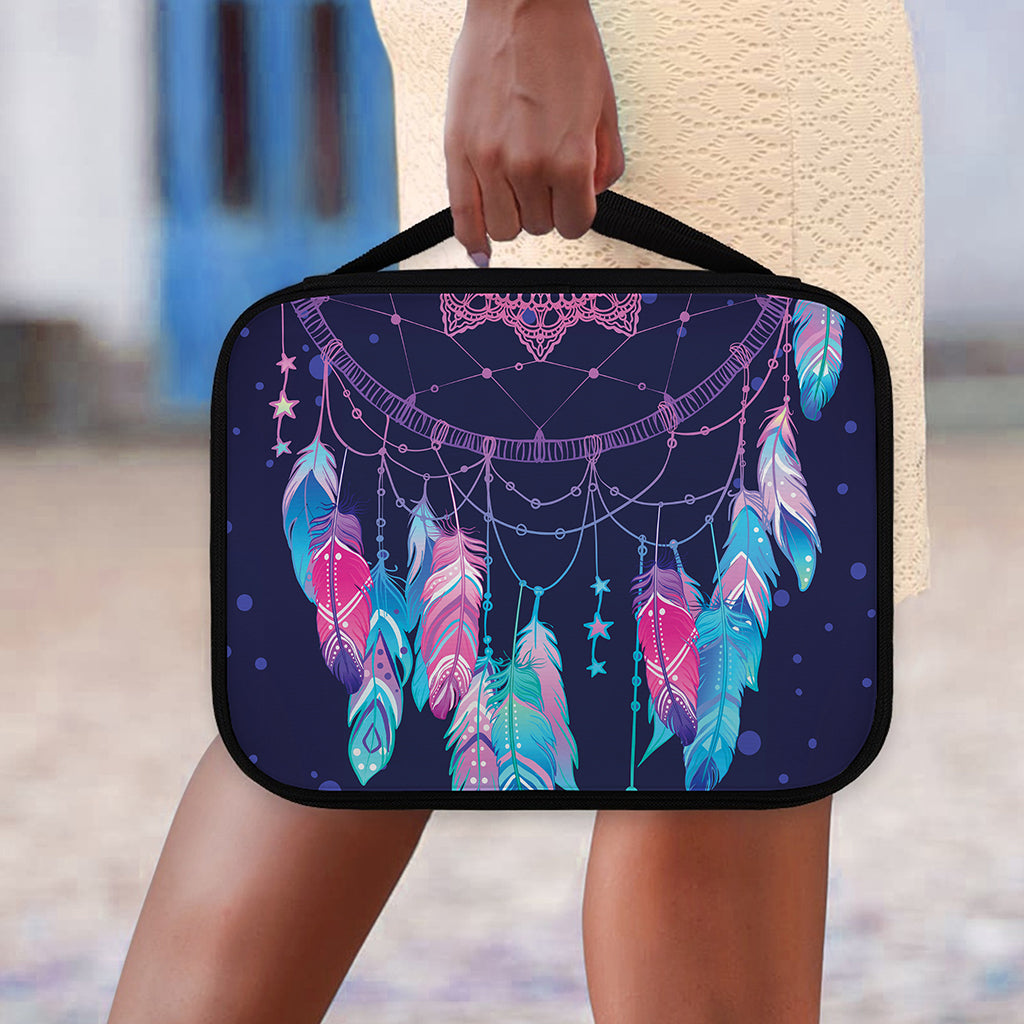 Teal And Purple Dream Catcher Print Classic Bible Case