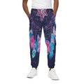 Teal And Purple Dream Catcher Print Cotton Sweatpants