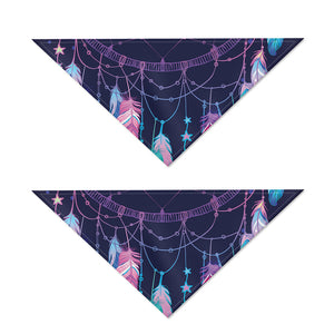 Teal And Purple Dream Catcher Print Dog Bandana