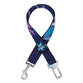 Teal And Purple Dream Catcher Print Dog Seat Belt