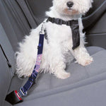 Teal And Purple Dream Catcher Print Dog Seat Belt