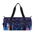 Teal And Purple Dream Catcher Print Gym Bag