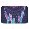 Teal And Purple Dream Catcher Print Indoor Door Mat