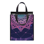 Teal And Purple Dream Catcher Print Insulated Lunch Tote