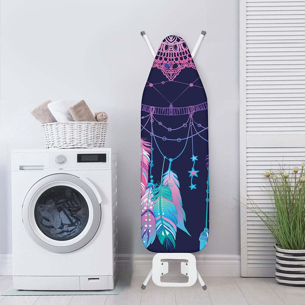 Teal And Purple Dream Catcher Print Ironing Board Cover