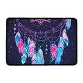 Teal And Purple Dream Catcher Print Kitchen Mat