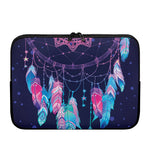 Teal And Purple Dream Catcher Print Laptop Sleeve