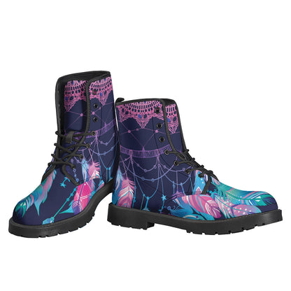 Teal And Purple Dream Catcher Print Backpack