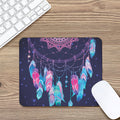 Teal And Purple Dream Catcher Print Mouse Pad