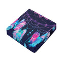 Teal And Purple Dream Catcher Print Outdoor Seat Cushion Cover