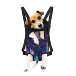 Teal And Purple Dream Catcher Print Pet Carrier Backpack