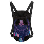 Teal And Purple Dream Catcher Print Pet Carrier Backpack