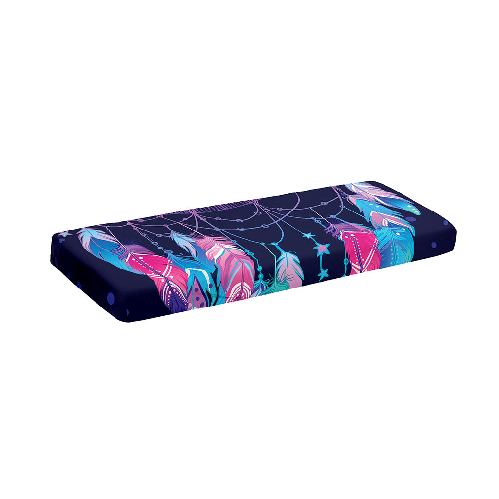 Teal And Purple Dream Catcher Print Piano Keyboard Cover