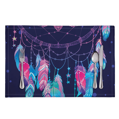 Teal And Purple Dream Catcher Print Placemat