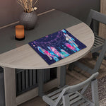 Teal And Purple Dream Catcher Print Placemat