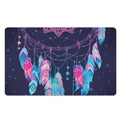 Teal And Purple Dream Catcher Print Polyester Doormat