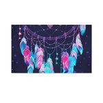 Teal And Purple Dream Catcher Print Polyester Flag