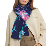 Teal And Purple Dream Catcher Print Scarf