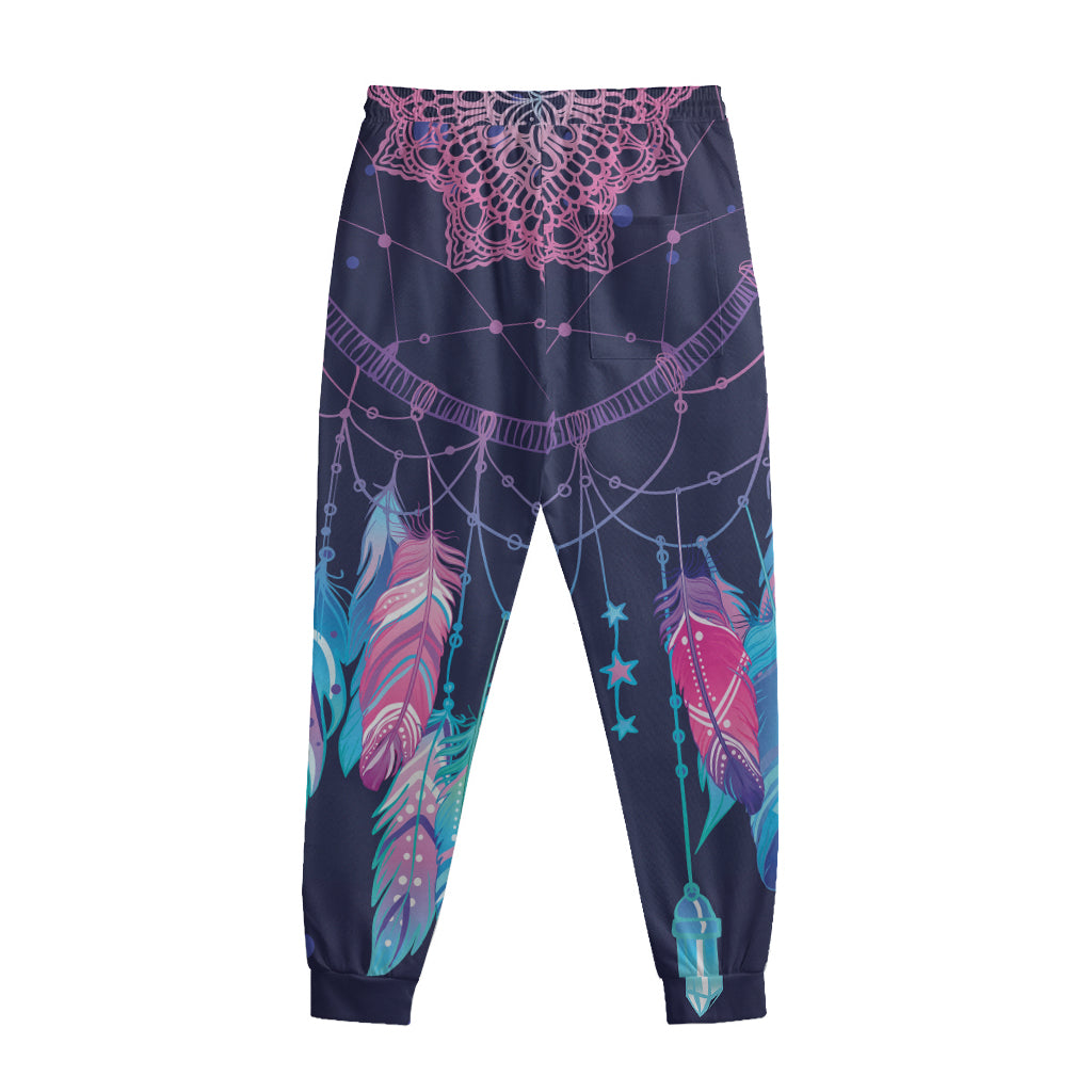 Teal And Purple Dream Catcher Print Sweatpants