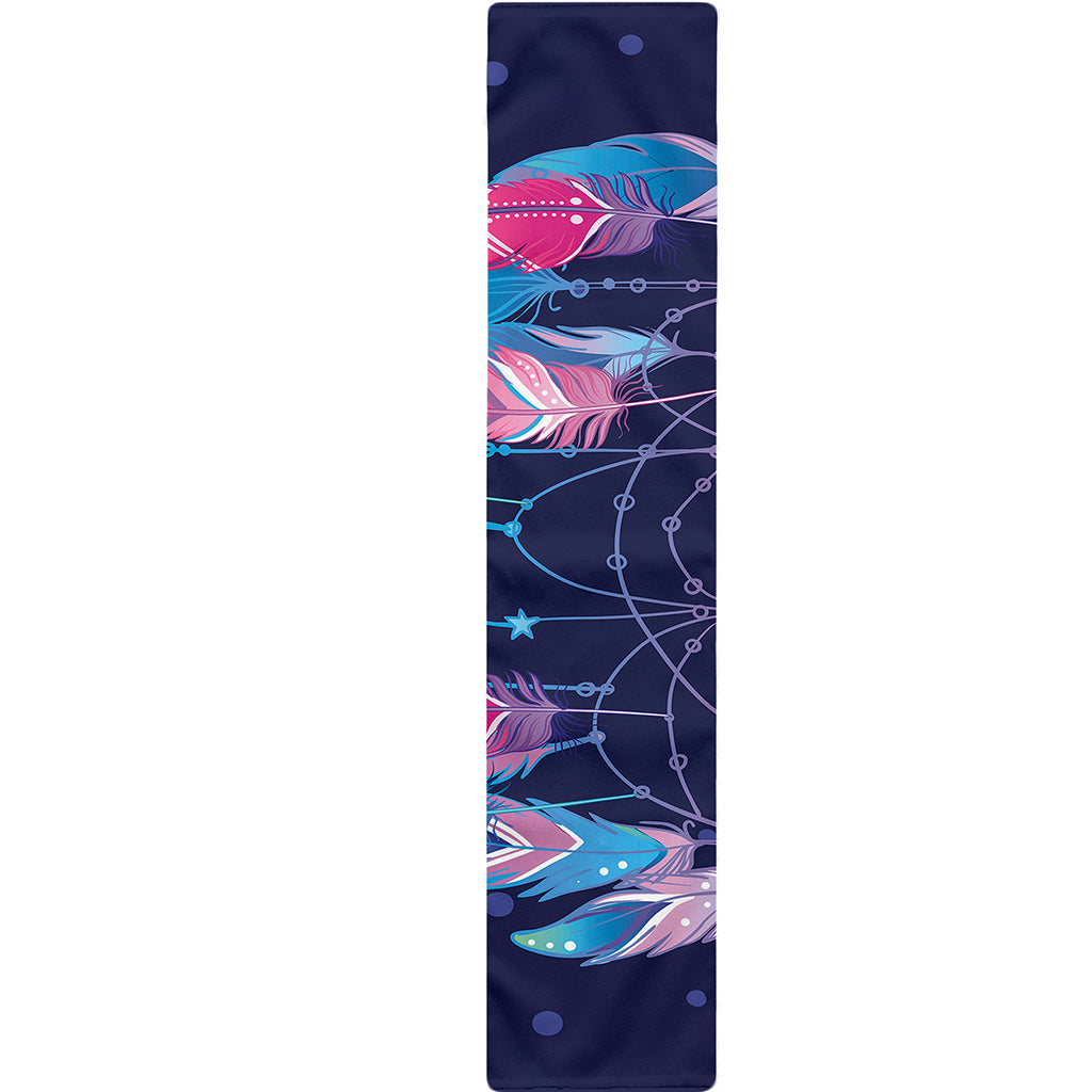 Teal And Purple Dream Catcher Print Table Runner