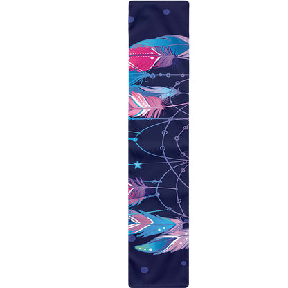 Teal And Purple Dream Catcher Print Table Runner