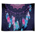 Teal And Purple Dream Catcher Print Tapestry