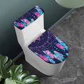 Teal And Purple Dream Catcher Print Toilet Lid And Tank Cover Set