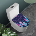 Teal And Purple Dream Catcher Print Toilet Lid Cover