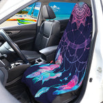 Teal And Purple Dream Catcher Print Waterproof Car Seat Cover
