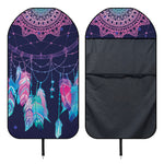 Teal And Purple Dream Catcher Print Waterproof Car Seat Cover