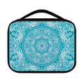 Teal And White Mandala Print Classic Bible Case