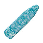 Teal And White Mandala Print Ironing Board Cover