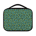 Teal And Yellow Leopard Pattern Print Classic Bible Case