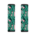 Teal Banana Leaves Pattern Print Handle Covers