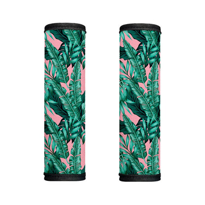 Teal Banana Leaves Pattern Print Handle Covers