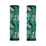 Teal Banana Leaves Pattern Print Handle Covers