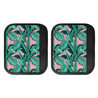 Teal Banana Leaves Pattern Print Handle Covers