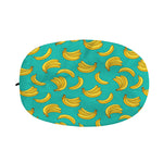 Teal Banana Pattern Print Car Side Mirror Covers