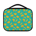 Teal Banana Pattern Print Classic Bible Case