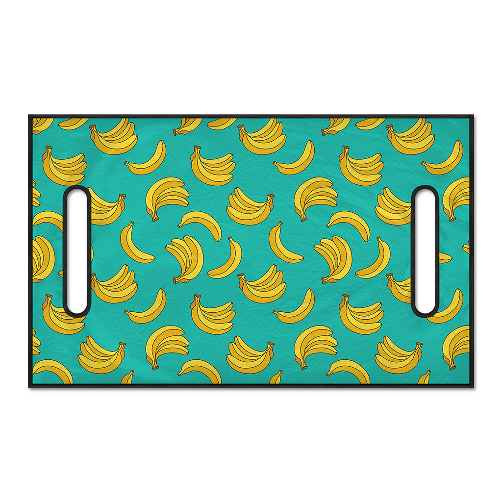 Teal Banana Pattern Print Golf Cart Seat Cover