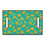 Teal Banana Pattern Print Golf Cart Seat Cover