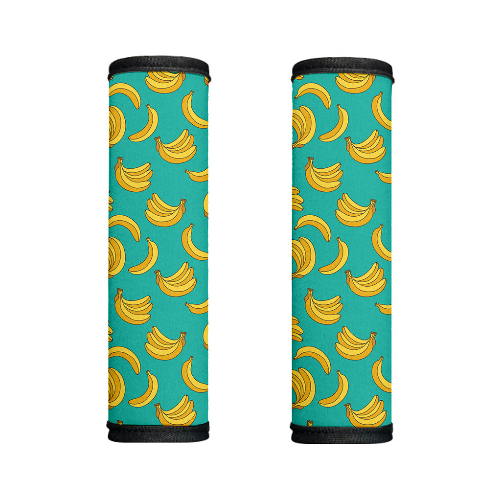 Teal Banana Pattern Print Handle Covers