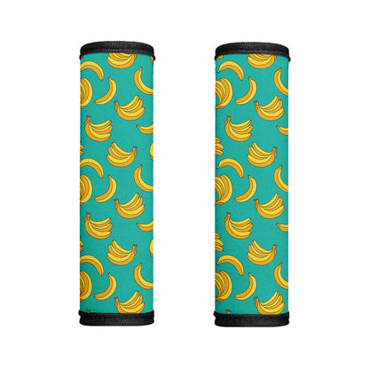 Teal Banana Pattern Print Handle Covers