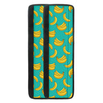 Teal Banana Pattern Print Refrigerator Handle Covers