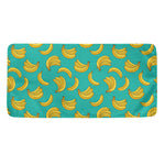 Teal Banana Pattern Print Towel