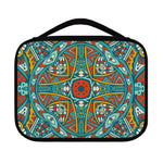 Teal Bohemian Mandala Pattern Print Classic Bible Case