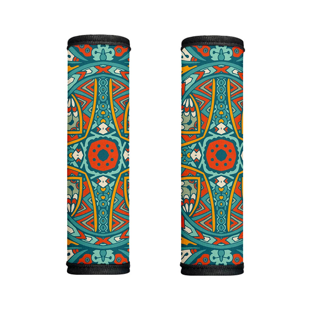 Teal Bohemian Mandala Pattern Print Handle Covers