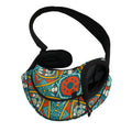 Teal Bohemian Mandala Pattern Print Pet Sling Carrier