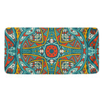 Teal Bohemian Mandala Pattern Print Towel