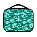 Teal Camouflage Print Classic Bible Case